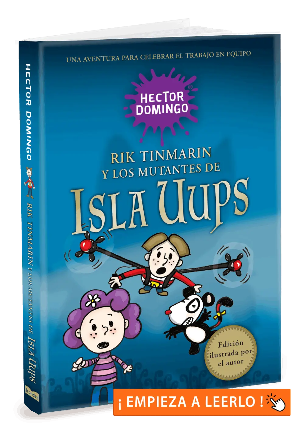 Rik Tinmarín y los mutantes de Isla Uups, por Héctor Domingo. Libros infantiles y juveniles.